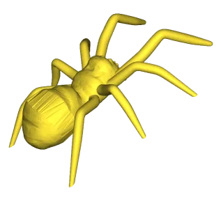 example of a model after stitching a hole with meshlib