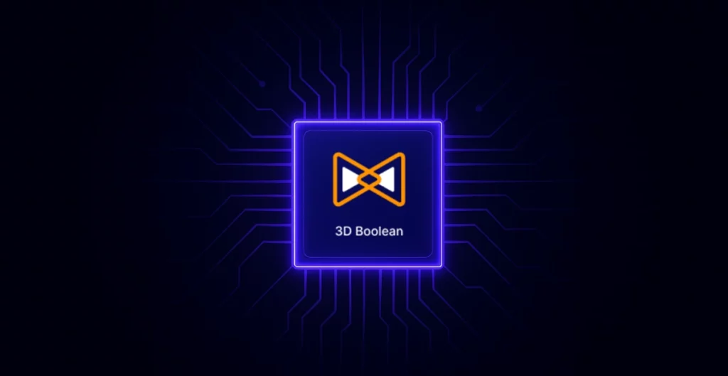 Card with a bowtie icon of two joined triangles on a circuit tile