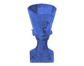 Convert point cloud to mesh – raw scan before fusion