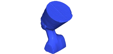 Mesh triangulation result – 3D mesh from point cloud