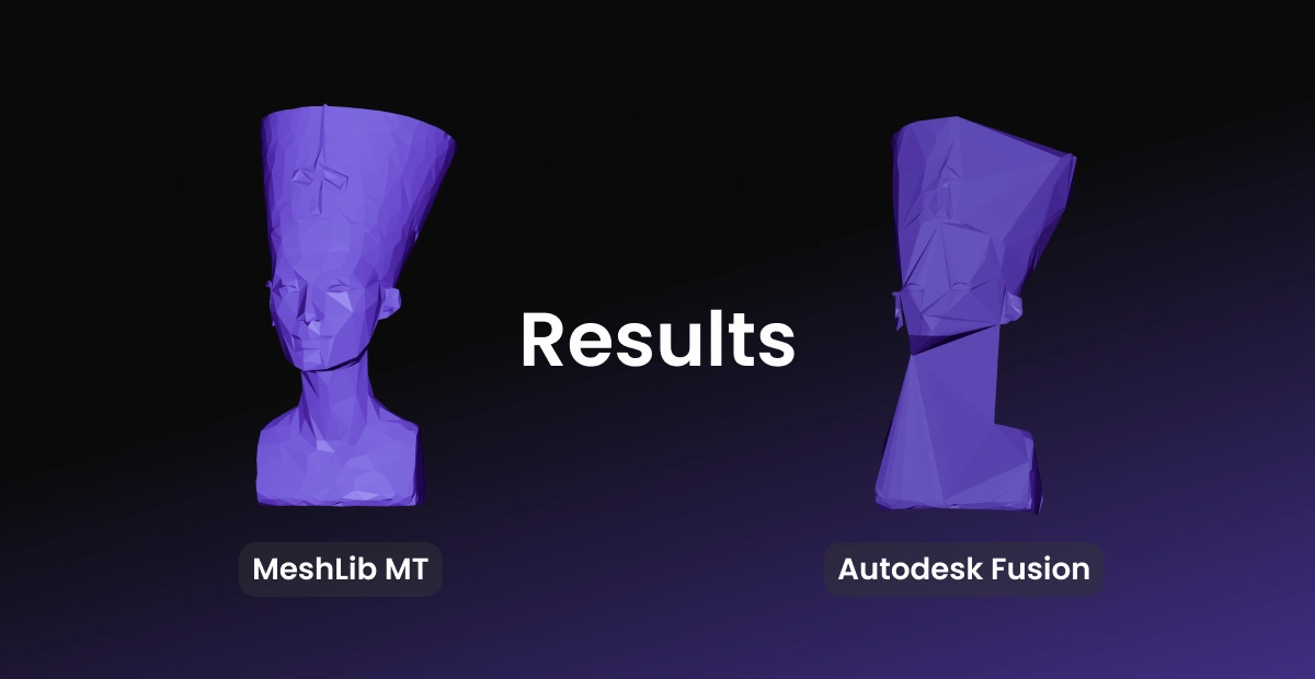 Blog Article MeshLib vs Autodesk Fusion 360