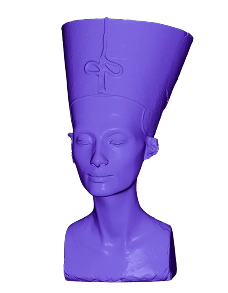 Moderate 3D mesh simplification result using MeshLib