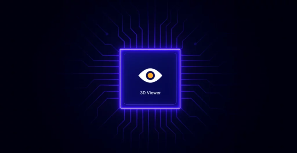 Card with a white eye icon and an orange pupil
