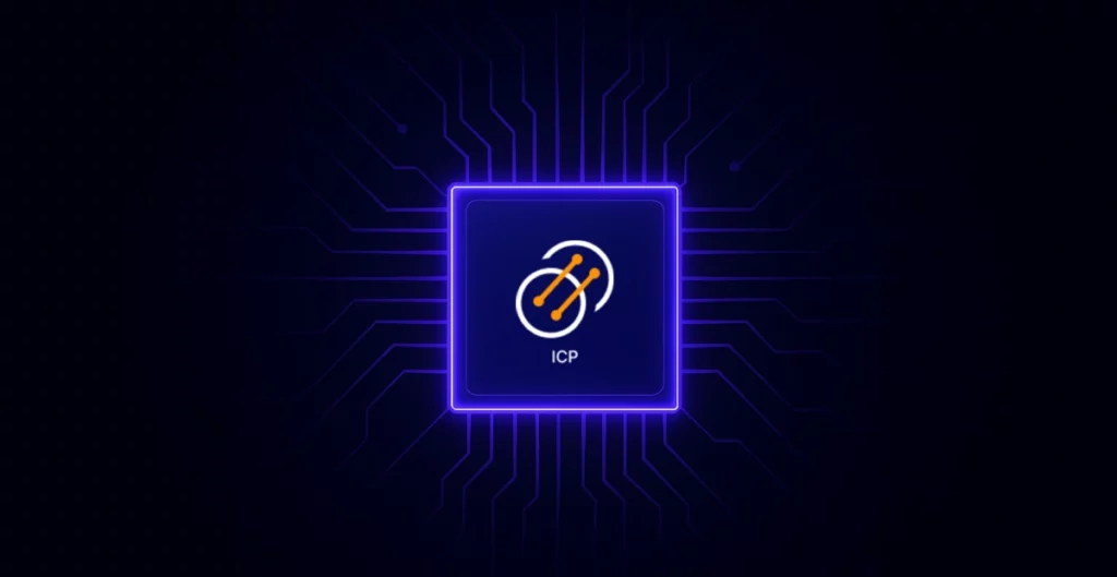 Card with two overlapping circles crossed by an orange line