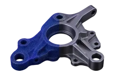 Scanned part rebuilt from mesh into smooth editable solid geometry