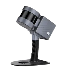 Handheld laser scanner on a stand for point cloud capture software