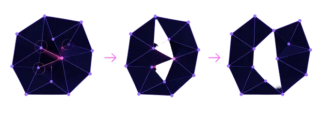 Fixing non-manifold mesh geometry