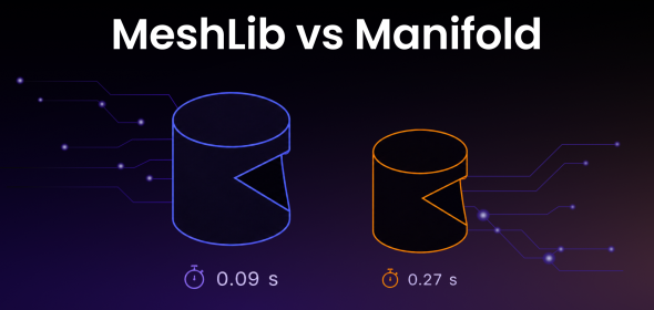 MeshLib vs Manifold — 3D boolean operations benchmark 2026