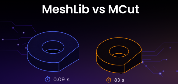 MeshLib vs MCut — 3D boolean operations benchmark 2026